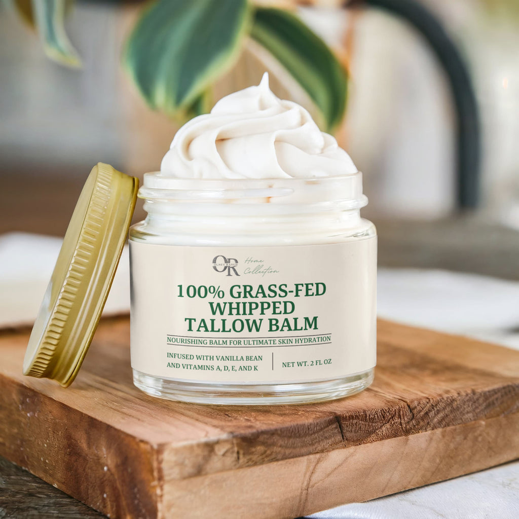 Whipped Grass-Fed Tallow Balm with Vanilla Bean